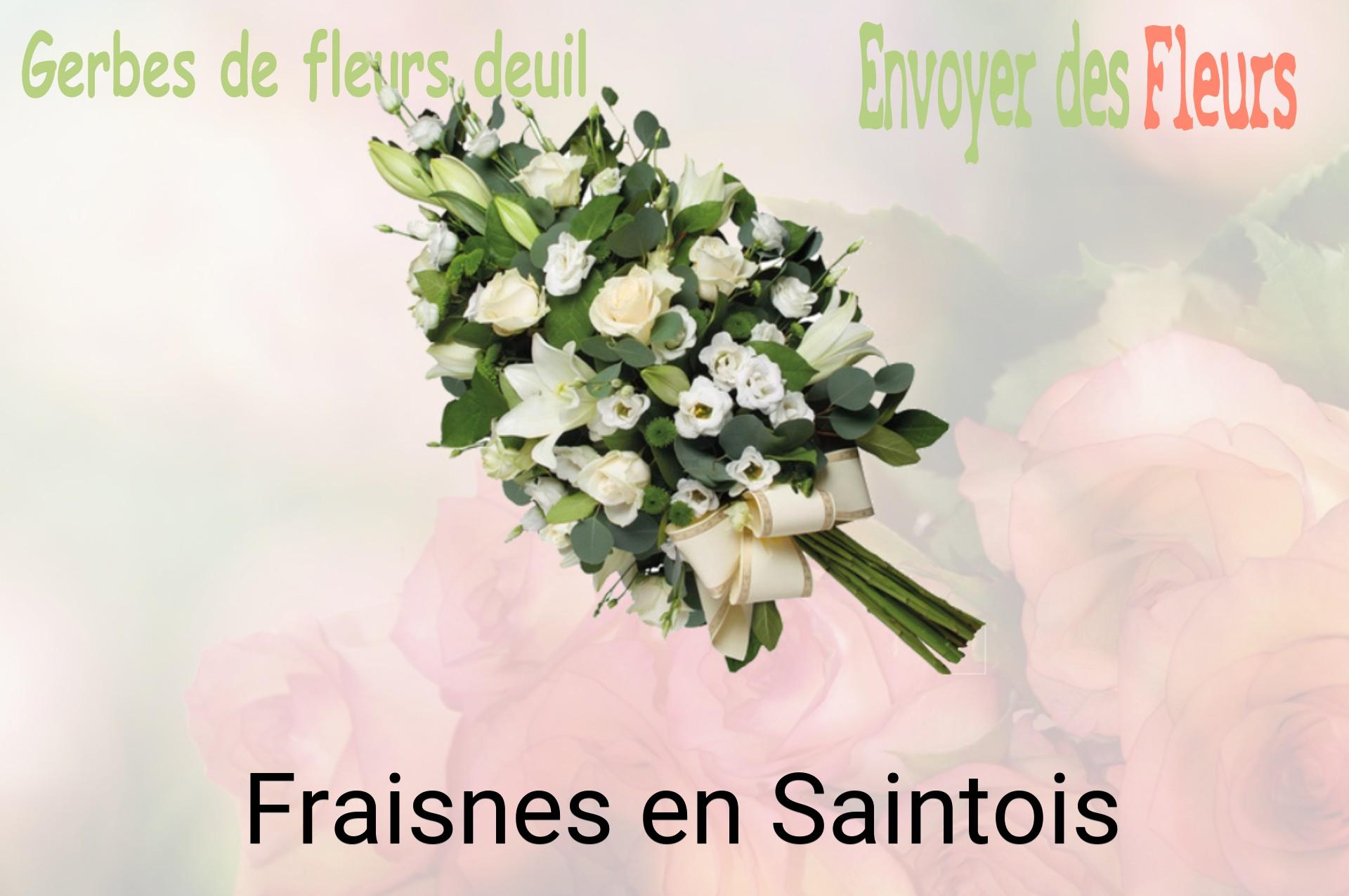 Gerbe de fleurs de deuil livrée à Fraisnes-en-Saintois